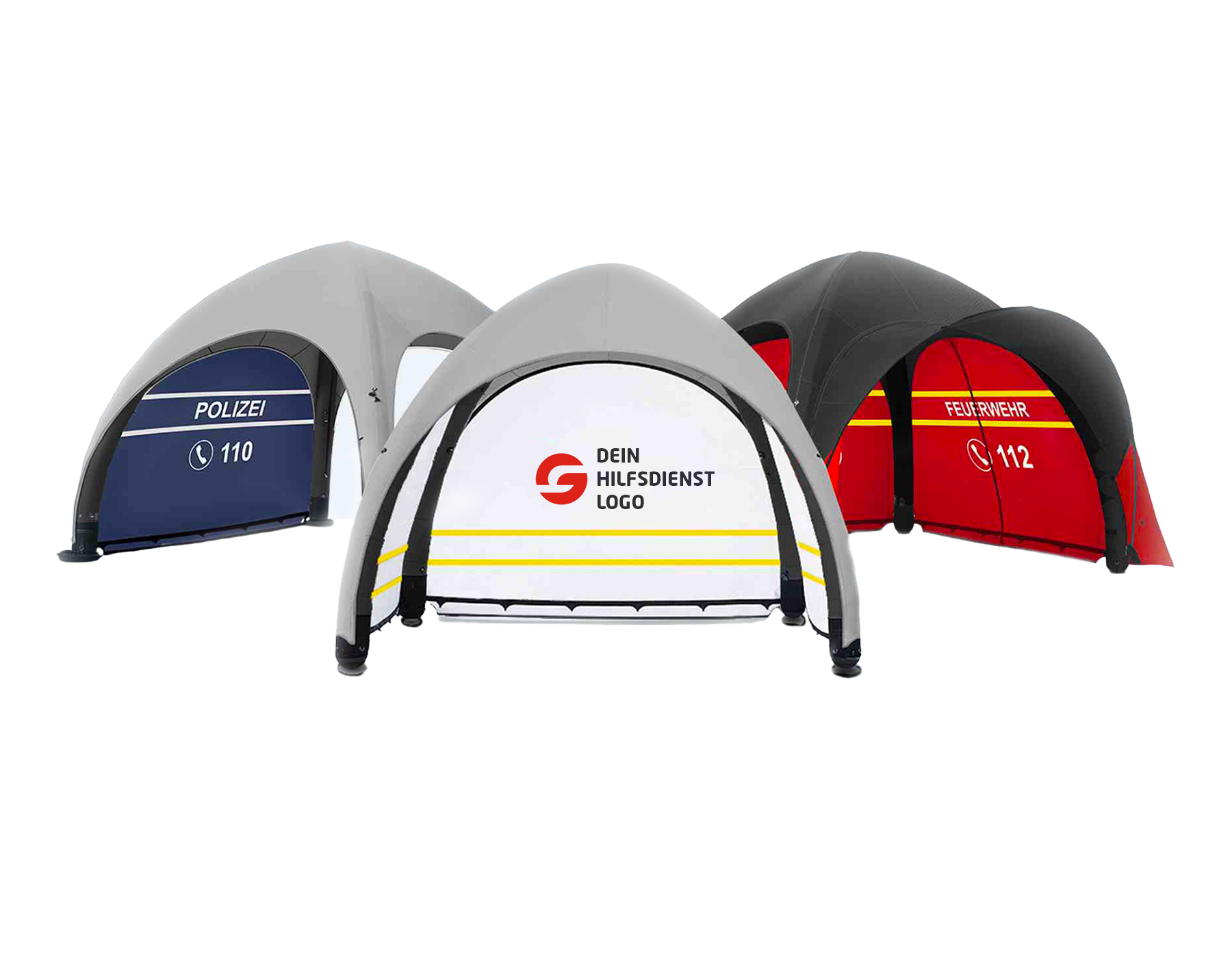 GYBE® Schnelleinsatzzelt Komplettset