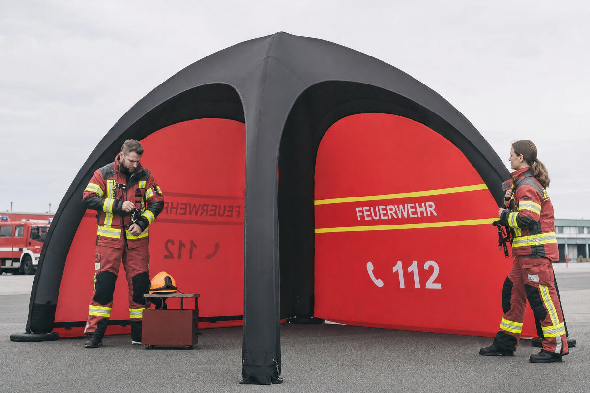 Einsatzzelte im Katastrophenschutz